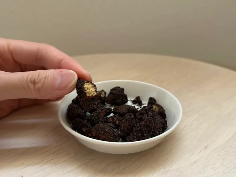 ゼンブハッピー カカオ味の断面